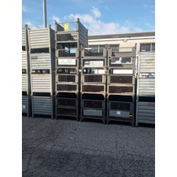 CASSA / CESTA IN FERRO LAMIERATO
